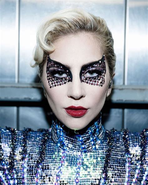 lady gaga wore 863 worth of makeup on her face for the super bowl