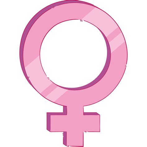 Pink Female Gender Symbol 24097605 Png