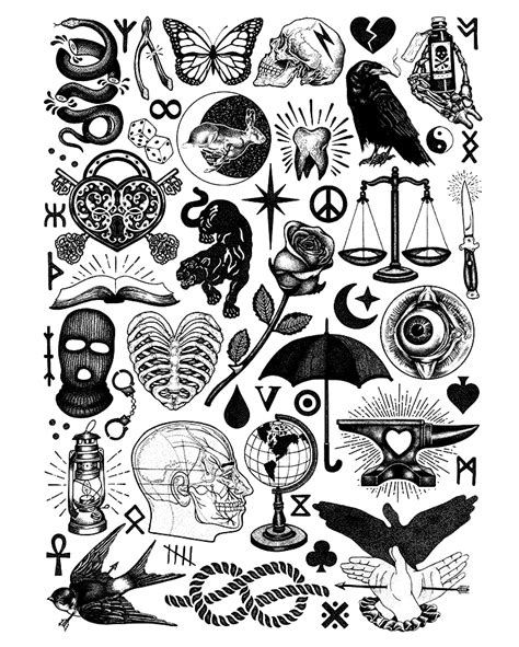Pin By Alondra On Tattoo Flash Tattoo Designs Tattoo Flash Sheet