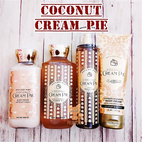 Coconut Cream Pie Bath And Body Works Fragrance Mist Shower Gel Body Lotion Bulb Body Cream