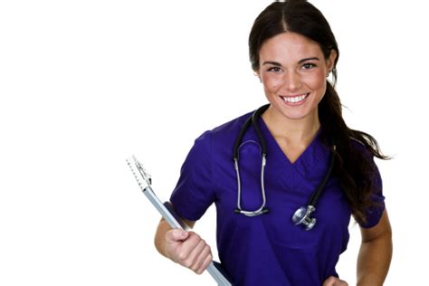 Nurse Holding A Clipboard Stock Photo Download Image Now Istock