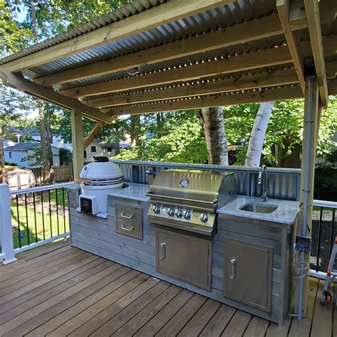 How To Build An Outdoor Grill Station