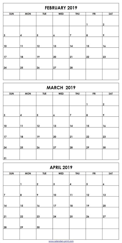 Incredible Free Printable 3 Month Calendar 2023 References February