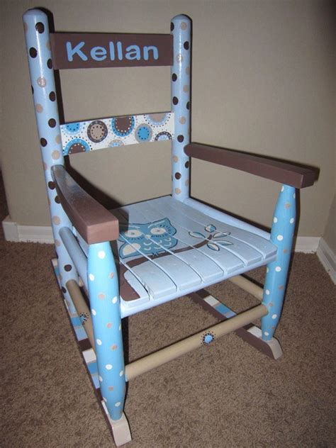 This stylish kid's rocking chair is made with 5 pieces of wood, is held together by just 2 tension bolts, and conveniently collapses flat for shipping or storage. Childrens Rocking Chair Patterns - WoodWorking Projects ...