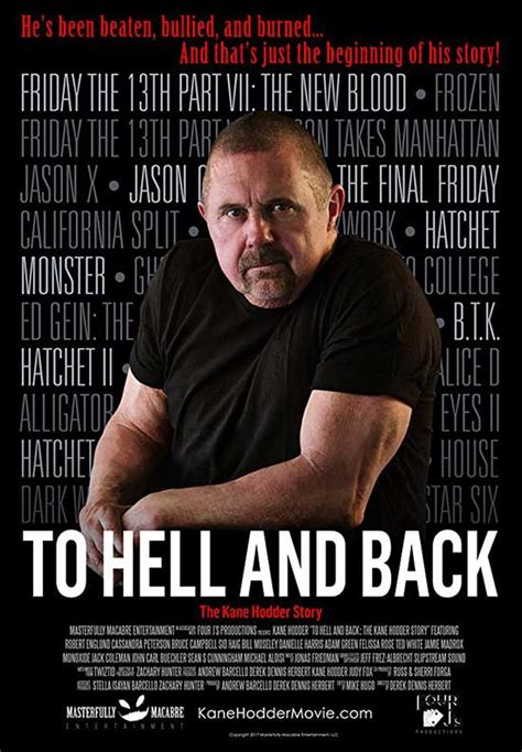 To Hell And Back The Kane Hodder Story Gets Limited Release On June Hnn