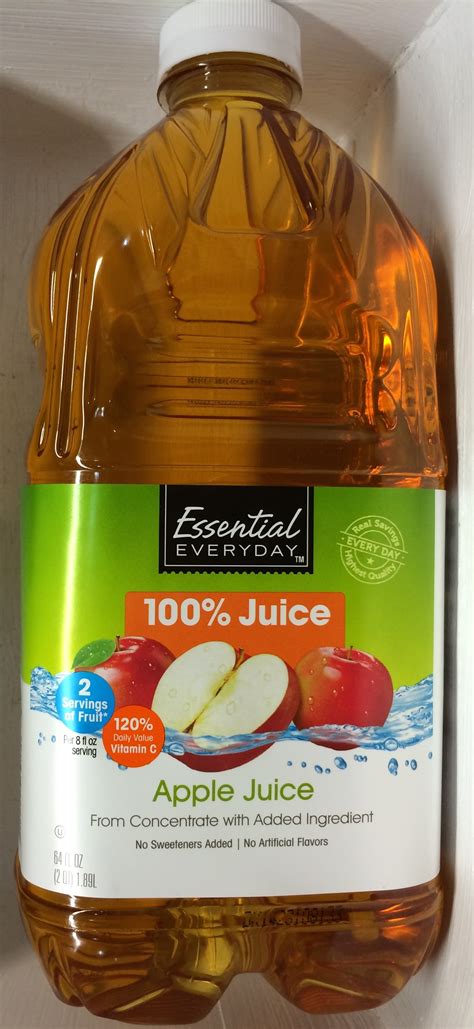 Essential Everyday 100% Apple Juice - 64 FL OZ PrestoFresh Grocery Delivery