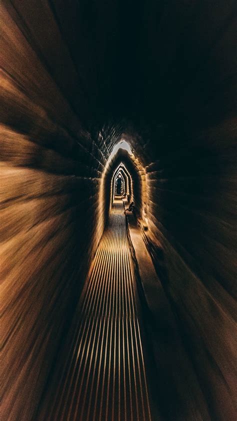 Tunnel Dark Underground Backlight Hd Phone Wallpaper Peakpx