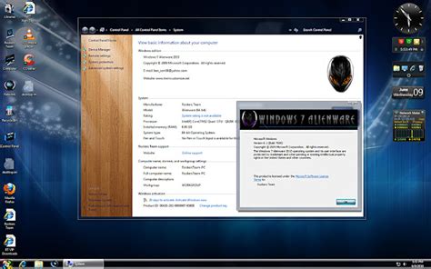 Customized Windows 7 Windows 7 Alienware 2010 X86 And X64