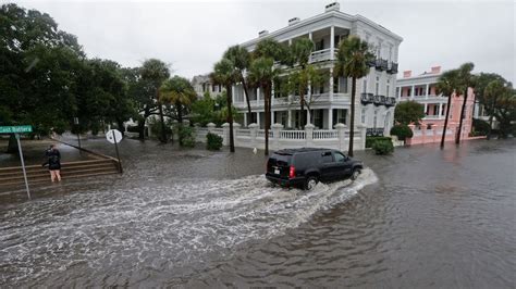 Flooding Shuts Down Charleston South Carolina As East Coast Is