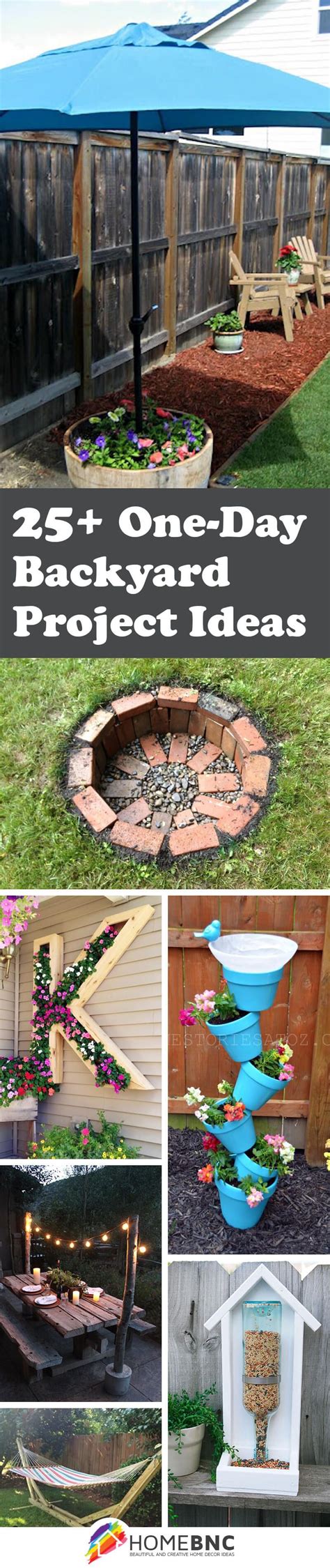 25 Awesome One Day Backyard Project Ideas To Spruce Up Your Outdoor