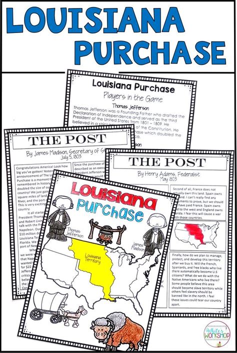Louisiana Purchase Worksheets