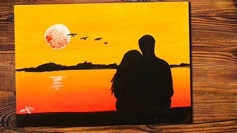 Couple Beginner Love Easy Paintings Fititnoora