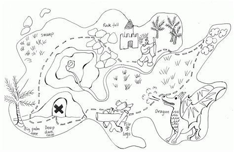 Maybe you would like to learn more about one of these? Treasure Map Coloring Pages For Kids - Coloring Home