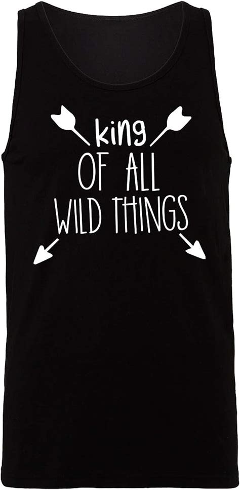 Hippowarehouse King Of All Wild Things Vest Tank Top Unisex Jersey