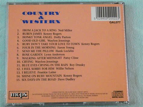 Various Artists Country And Western Cd 5029955200223 On Ebid United