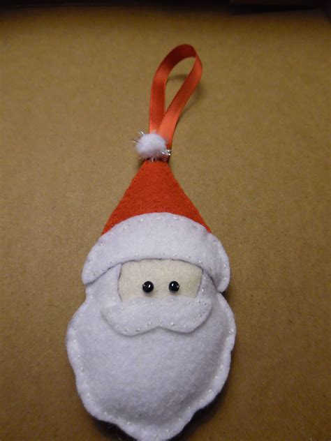 Felt Santa Claus Christmas Ornament By Yodaloverindy On Etsy Santa