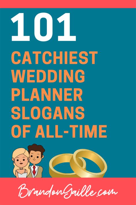 Catchy Wedding Planner Slogans And Taglines Brandongaille Com
