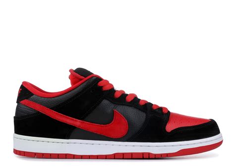 Nike Suede Dunk Low Pro Sb Jpack Shoes Size 13 In Blackred Black