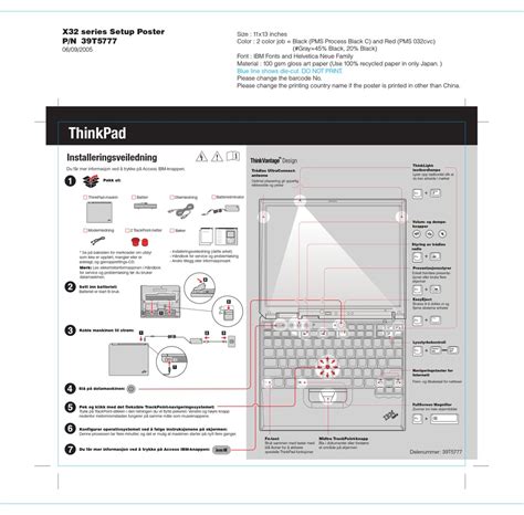 Lenovo Thinkpad X32 Setup Manual Pdf Download Manualslib