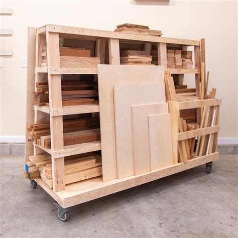 Mobile Wood Storage Cart Plans