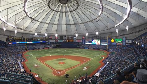 Indoor Baseball A Review Of Tropicana Field Section 411
