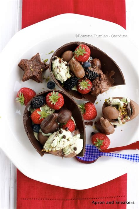 Some people wait for special occasions to bake at home, but you don't need a specific reason to. Apron and Sneakers - Cooking & Traveling in Italy and Beyond: Easter Chocolate Egg, Ice Cream ...