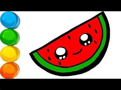 .apprends a dessiner une petite boisson chaude kawaii, mignonne grace au tutoriel de kiwi dessin dans cette video, tu boisson chaude kawaii, mignonne grace au tutoriel de kiwi dessin dans cette video, tu pourras voir comment. Dessin et coloriage Pastèque kawaii pour enfants| Dessin ...