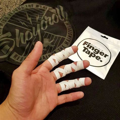 Finger Tape Knows Jiu Jitsu Starting The Mummification Process Thanks