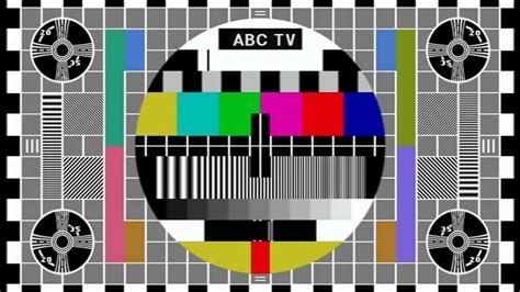 Abc Test Pattern From Back In The Days That Tv Went Off Air Every Night