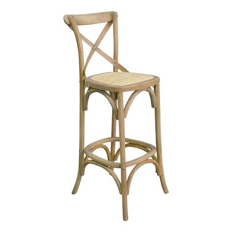 We also offer ladder, slat, window, and perforated back styles, which add a touch of style and flair. Shop French Provincial Hamptons Cross Back Bar Stool Birch American Oak Rattan Seat Online ...