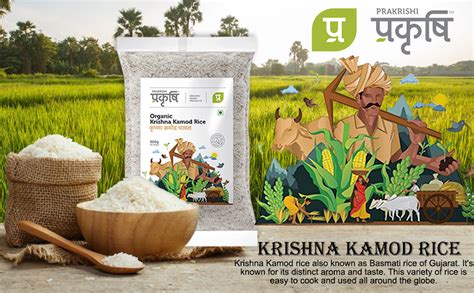 Prakrishi Krishna Kamod Rice 900gm 900 Gram Grocery