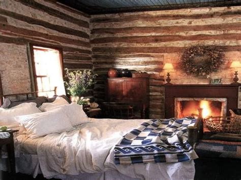 Romantic Cabin Bedrooms Cozy Cabin Bedroom With Fireplace Cozy Log