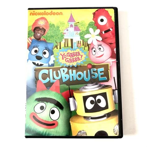 nickelodeon media yo gabba gabba clubhouse dvd 20 full screen poshmark