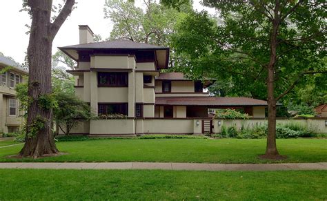Frank Lloyd Wrights Oak Park Illinois Designs The Prairie Period