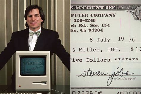 Apple Computer Check Signed By Steve Jobs In 1976 Heads To Auction