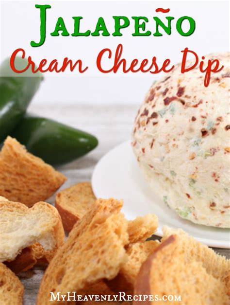 Jalapeno Cream Cheese Dip Video My Heavenly Recipes