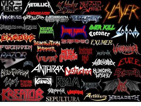 Bandas De Thrash Metal Bandas De Heavy Metal Fondos De Pantalla