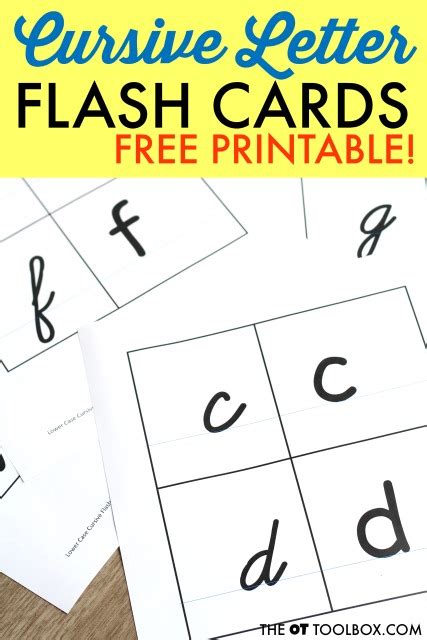 Flashcards Printable Cursive Alphabet For Classroom Motosdidaces