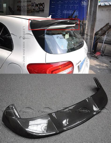 Car Styling Piecha Style Carbon Fiber Rear Top Roof Spoiler Car Wing