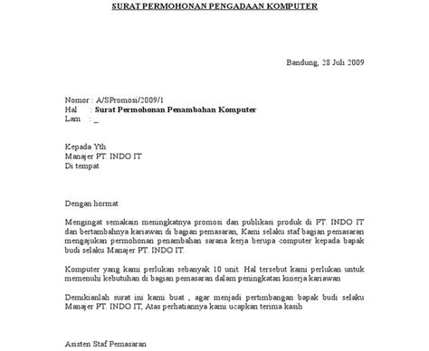 Membuat surat permohonan ke rektor diketik (format ada di lampiran bawah ini). Contoh Surat Permohonan Pembelian : 25+ Contoh Surat ...