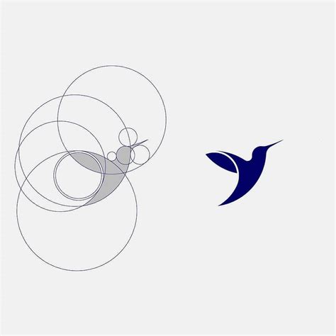 Creative Logo Designs — Bird Logo Design Geometry Behind The Beautiful