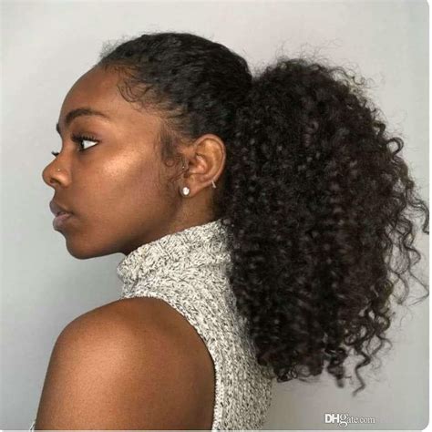18inches Curly Ponytail Available Ponytail Styles Curly Hair