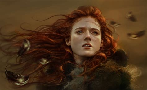 Wallpaper Face Women Redhead Portrait Artwork Game Of Thrones