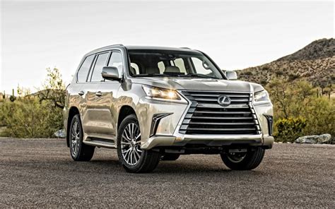 Download Wallpapers Lexus Lx 2020 Front View Exterior Luxury Suv