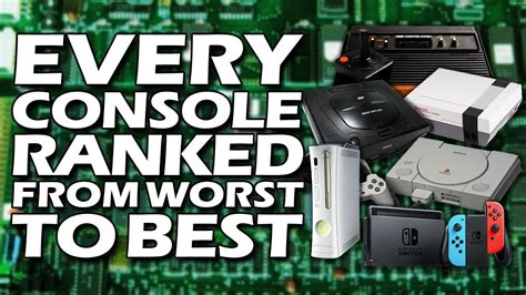 Every Video Game Console Ranked From Worst To Best Youtube