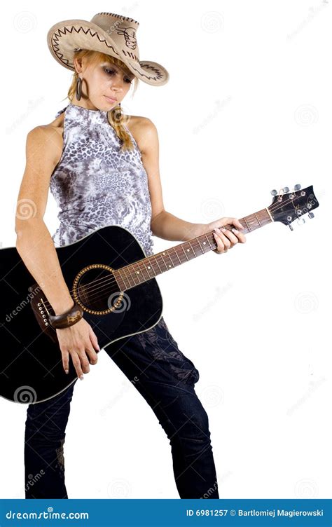 Pretty Girl With Guitar Stock Image Image Of Ukrainian 6981257