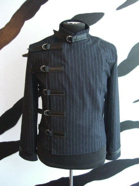 Pinstripe Buckle Jacket Por Supernalclothing En Etsy 12000 Trajes