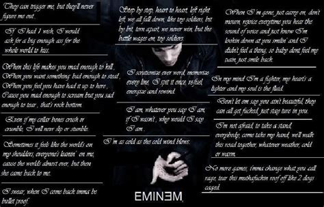 love this. | Eminem quotes, Eminem lyrics, Eminem