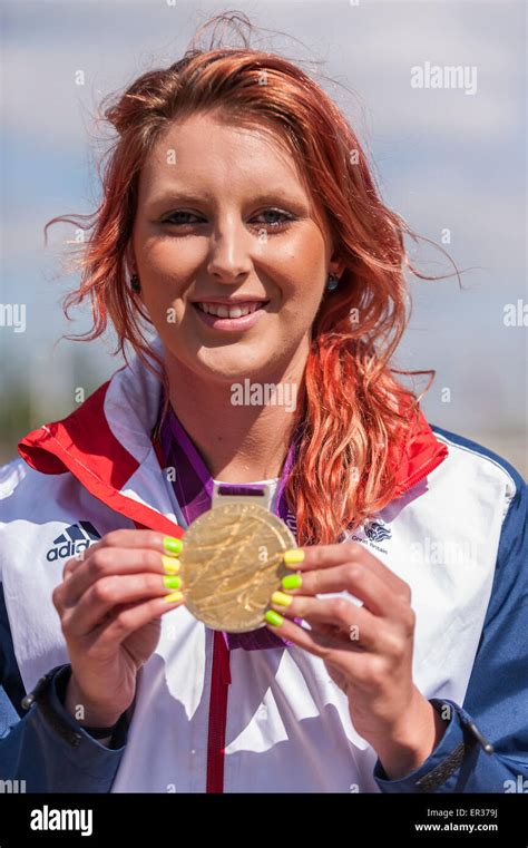 London Uk 26 May 2015 Paralympic Gold Medallist Jessica Jane Applegate Visits Mandeville