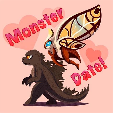 Gojira is basically tied with hello kitty for instant recognizability. Godzilla and mothra go in a date! I made this to look like ...